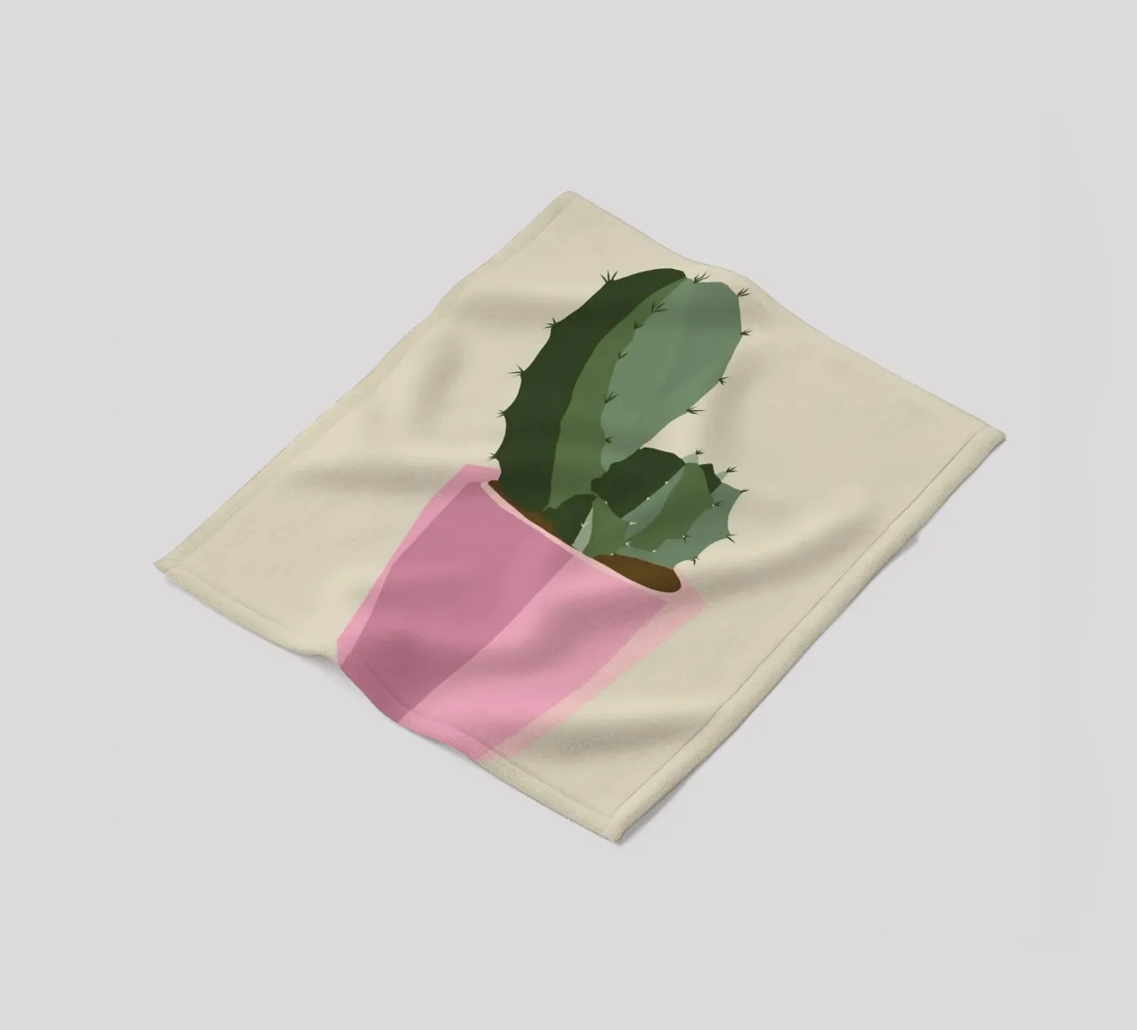 Cactus 04 coperta in pile da Little Dean