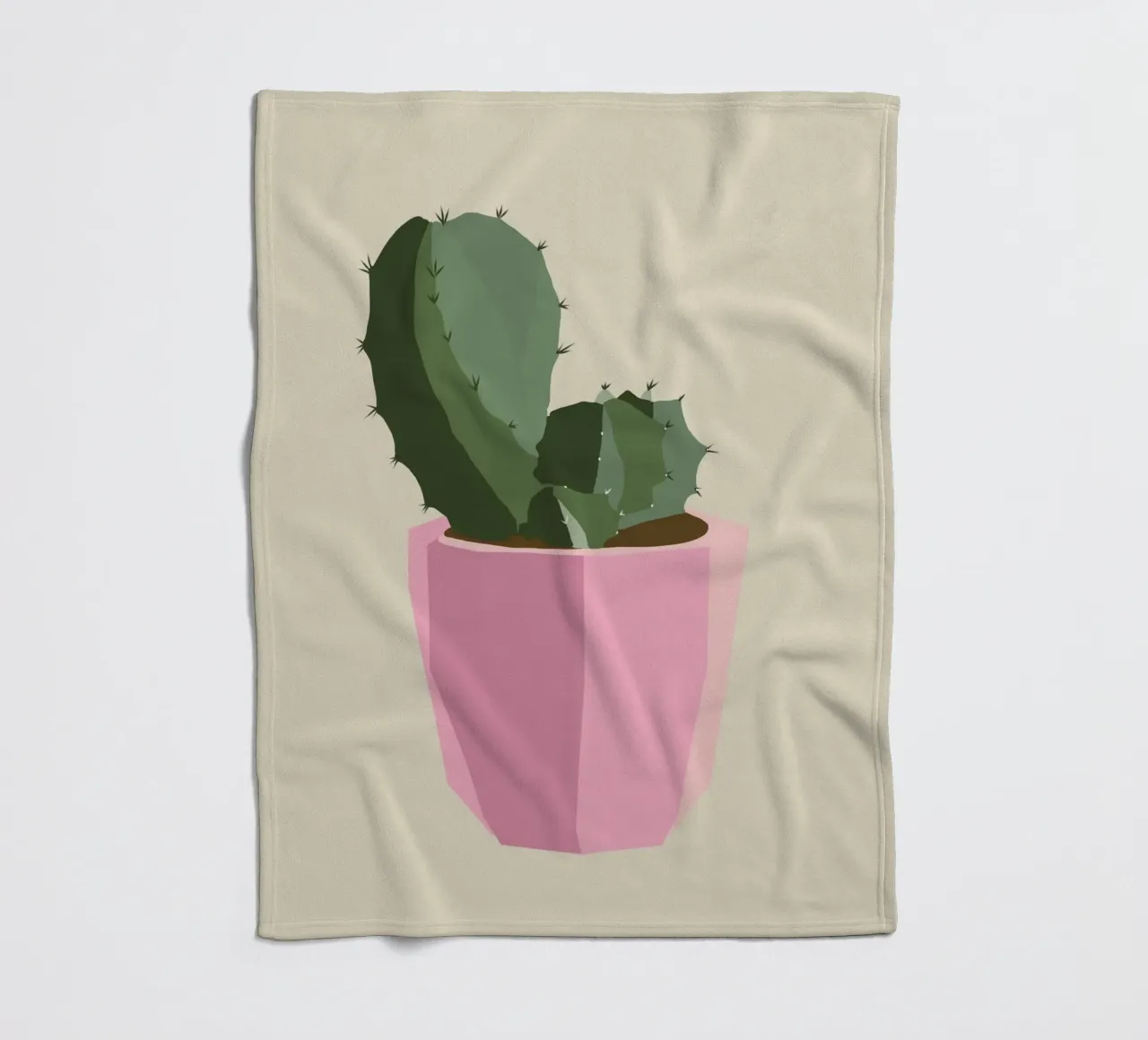 Cactus 04 coperta in pile da Little Dean
