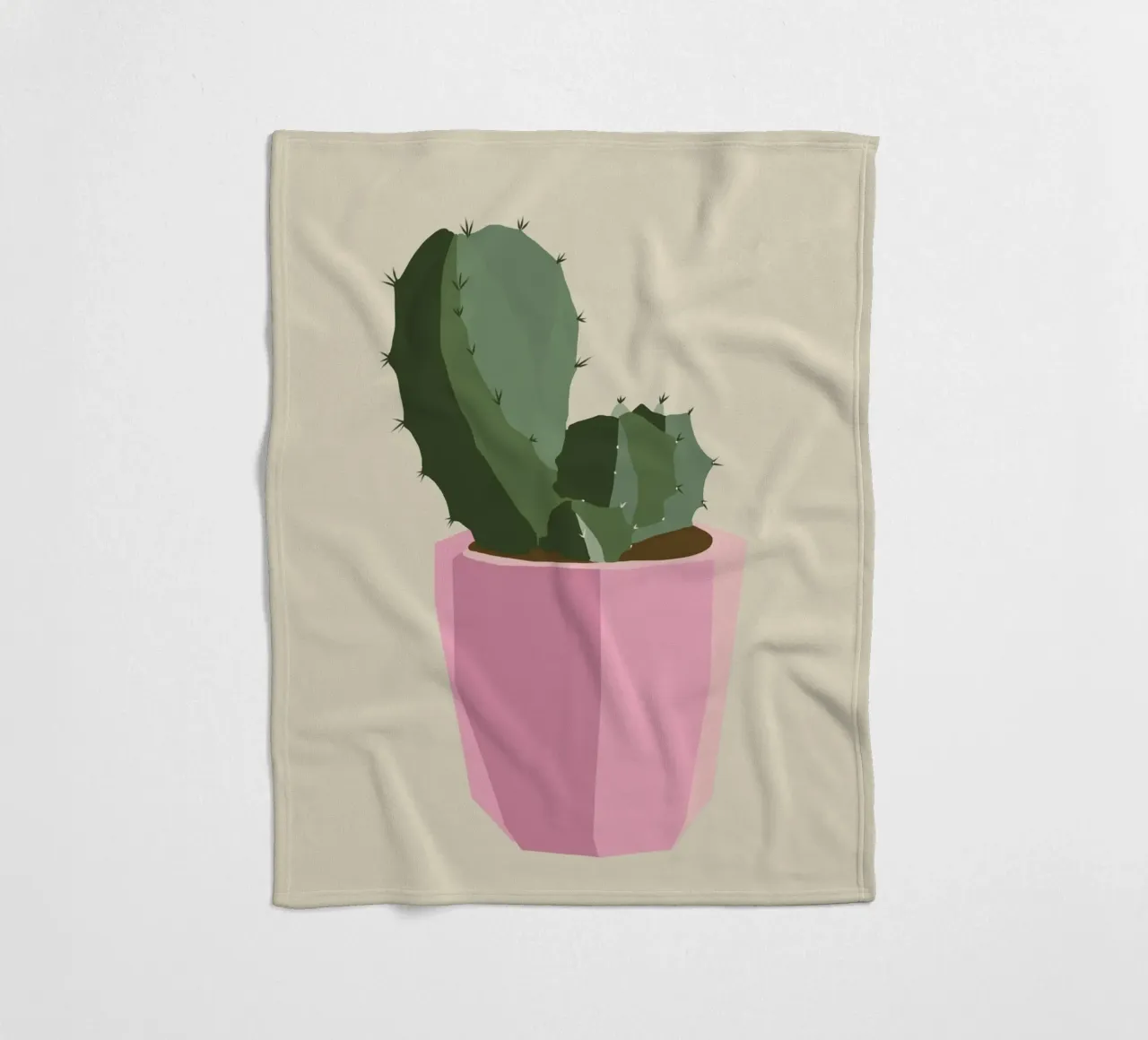 Cactus 04 coperta in pile da Little Dean