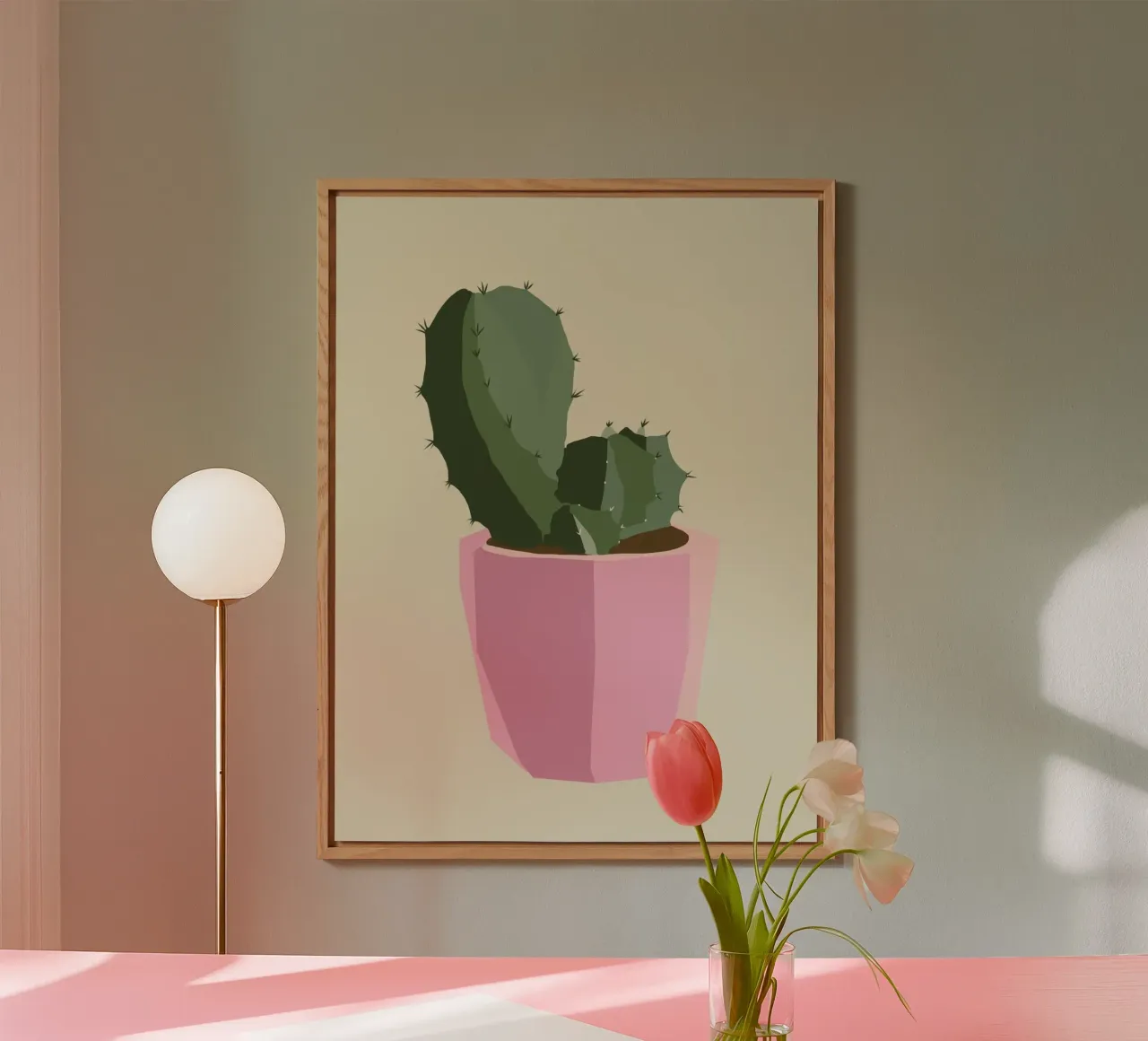 Cactus 04 alluminio dibond da Little Dean
