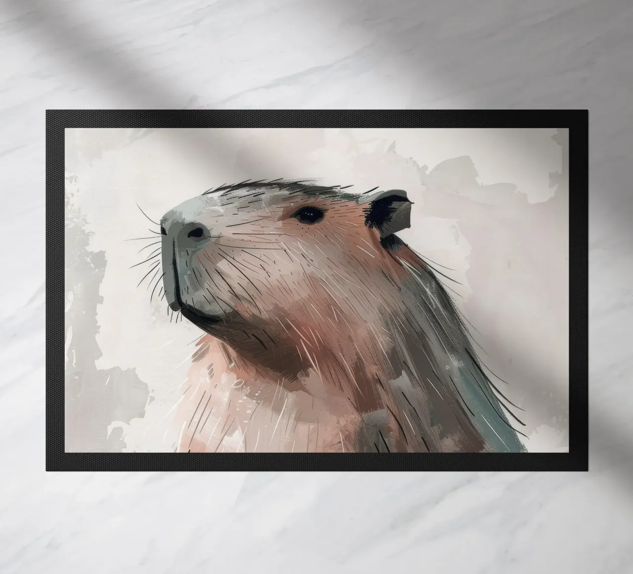 Ritratto di capibara zerbino da DesignDoodle
