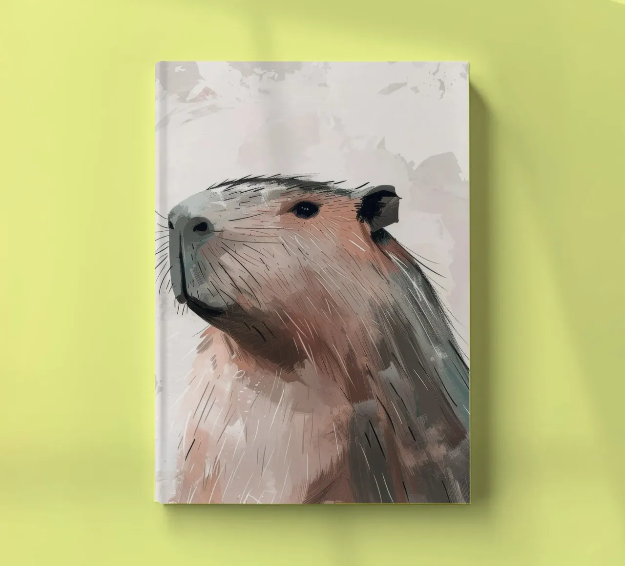 Capybara Portrait notebook by DesignDoodle