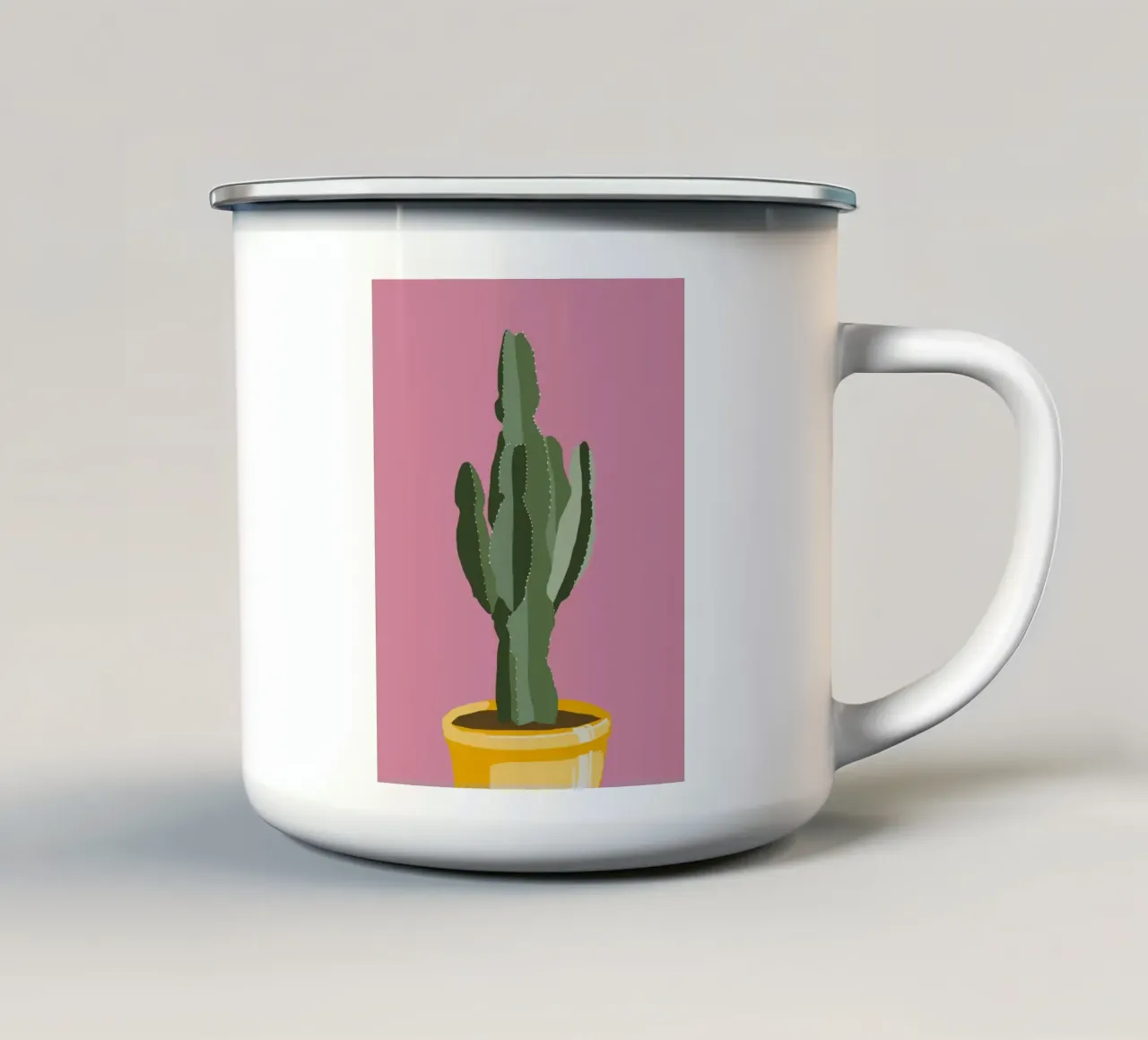 Cactus 06 emaille mok van Little Dean