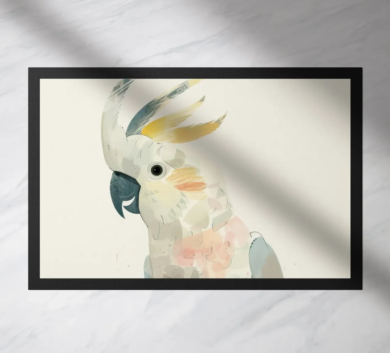 Cacatua dal ciuffo sulfureo Charm zerbino da DesignDoodle