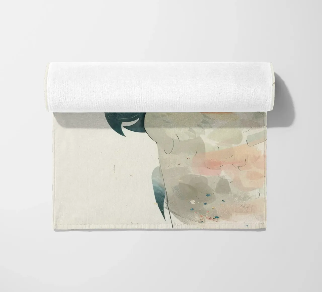 Cacatua dal ciuffo sulfureo Charm telo mare da DesignDoodle