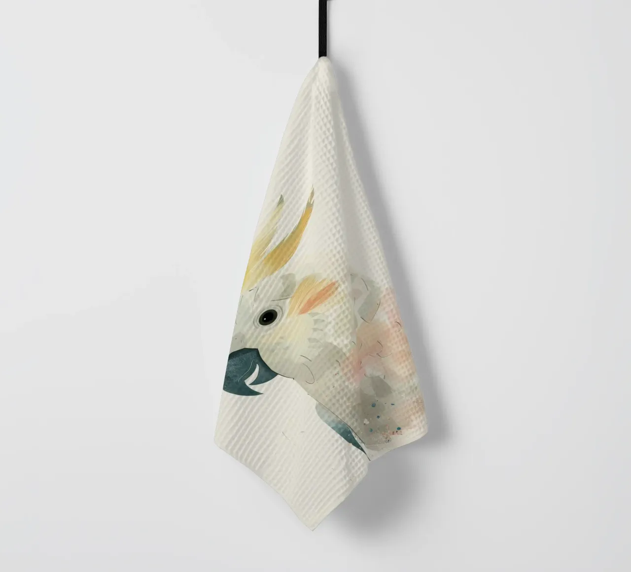 Cacatua dal ciuffo sulfureo Charm canovaccio da cucina da DesignDoodle