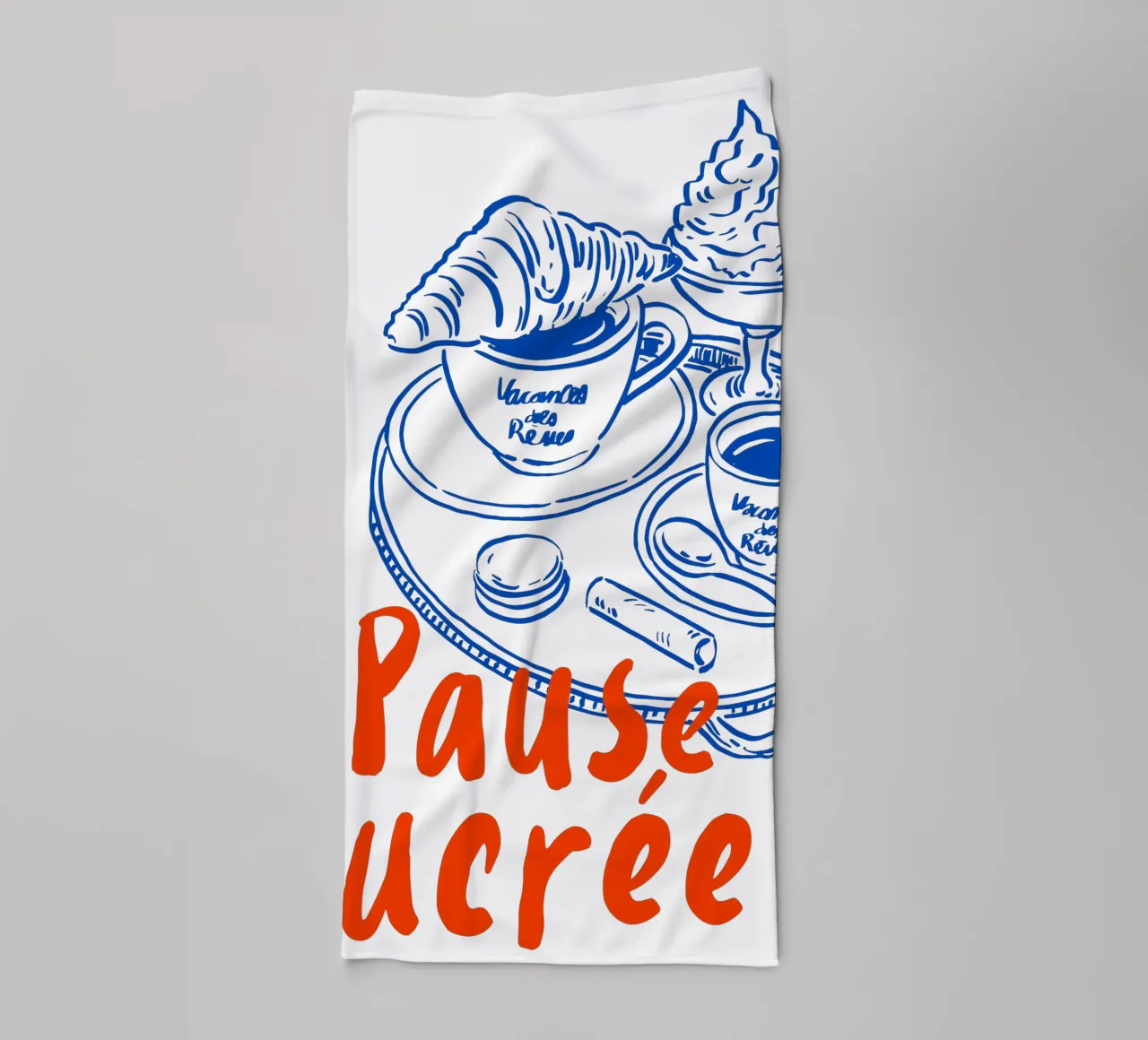pause sucrée asciugamano da bagno da ramosashop