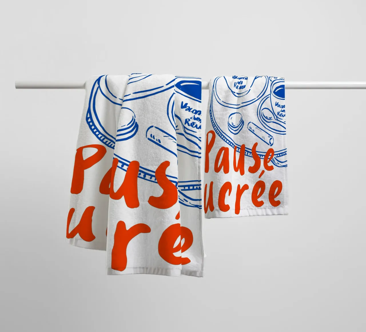 pause sucrée asciugamano da bagno da ramosashop