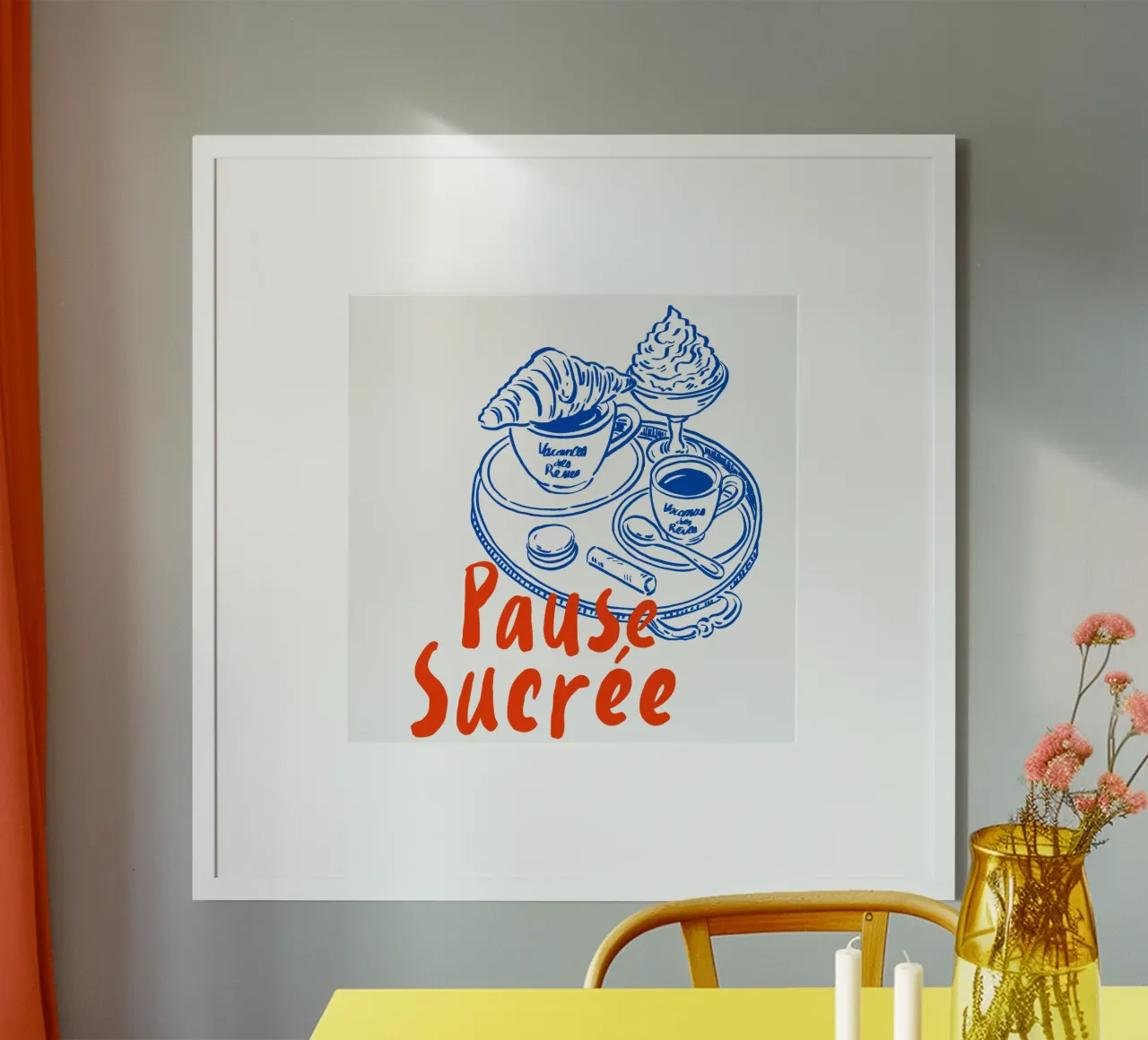 pause sucrée poster da ramosashop