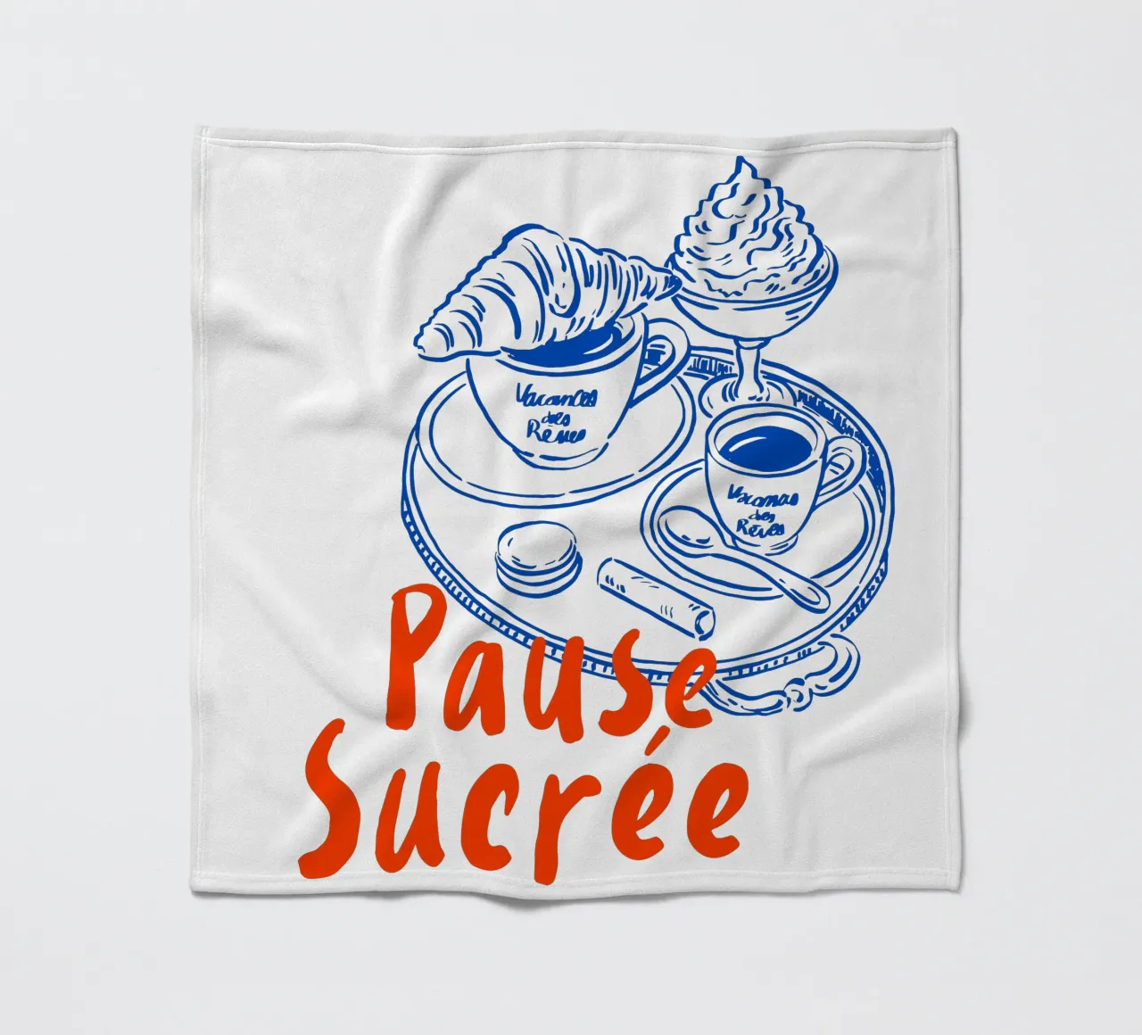 pause sucrée coperta in pile da ramosashop