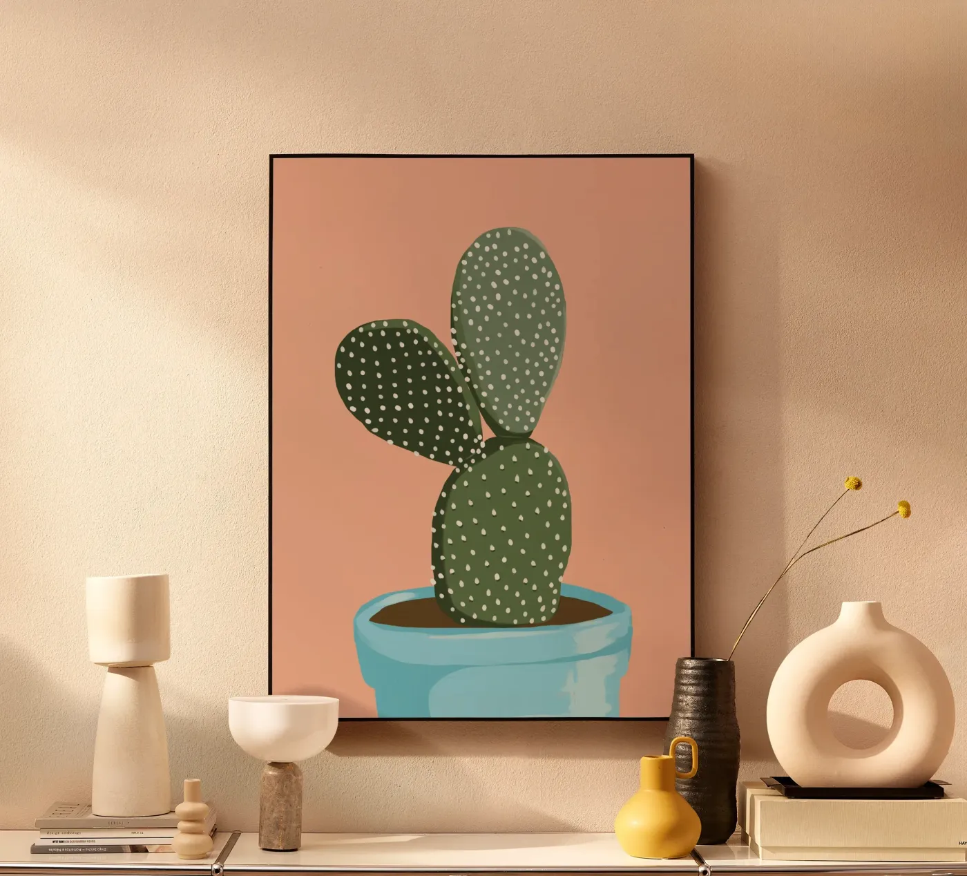 Cactus 05 acrylic glass by Little Dean