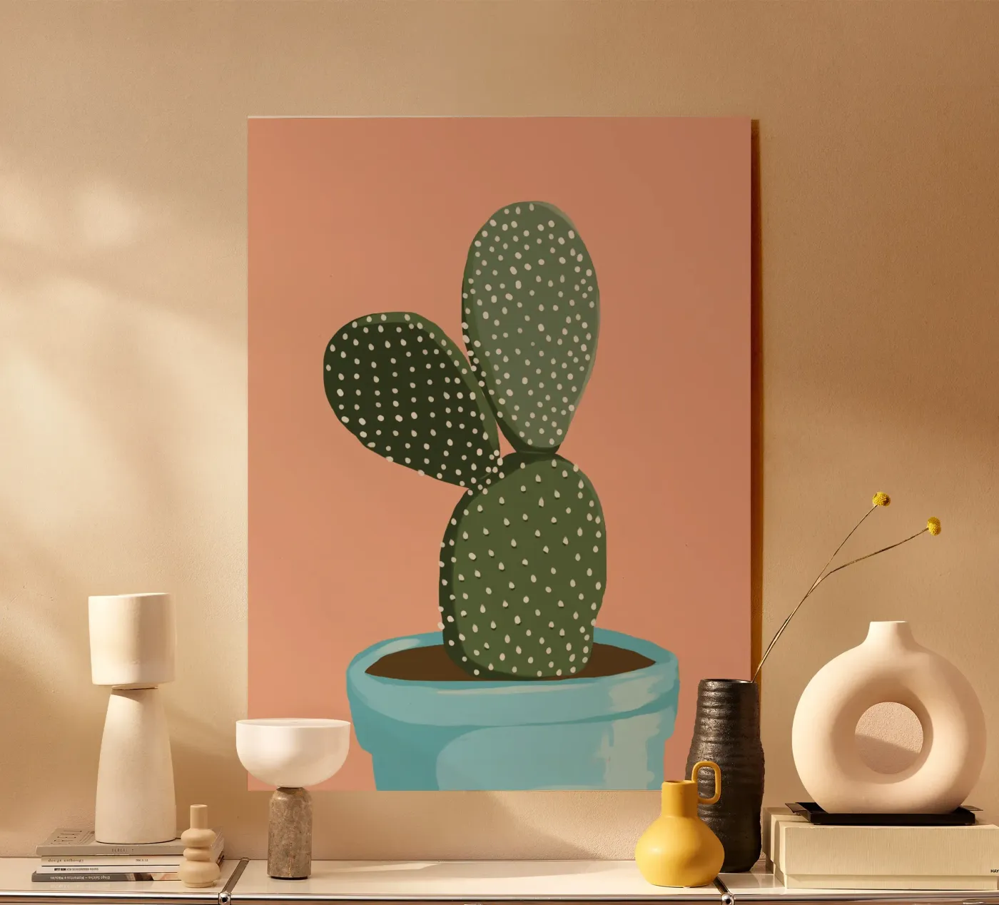 Cactus 05 acrylic glass by Little Dean
