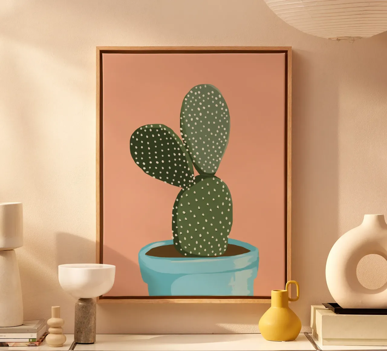 Cactus 05 canvas by Little Dean