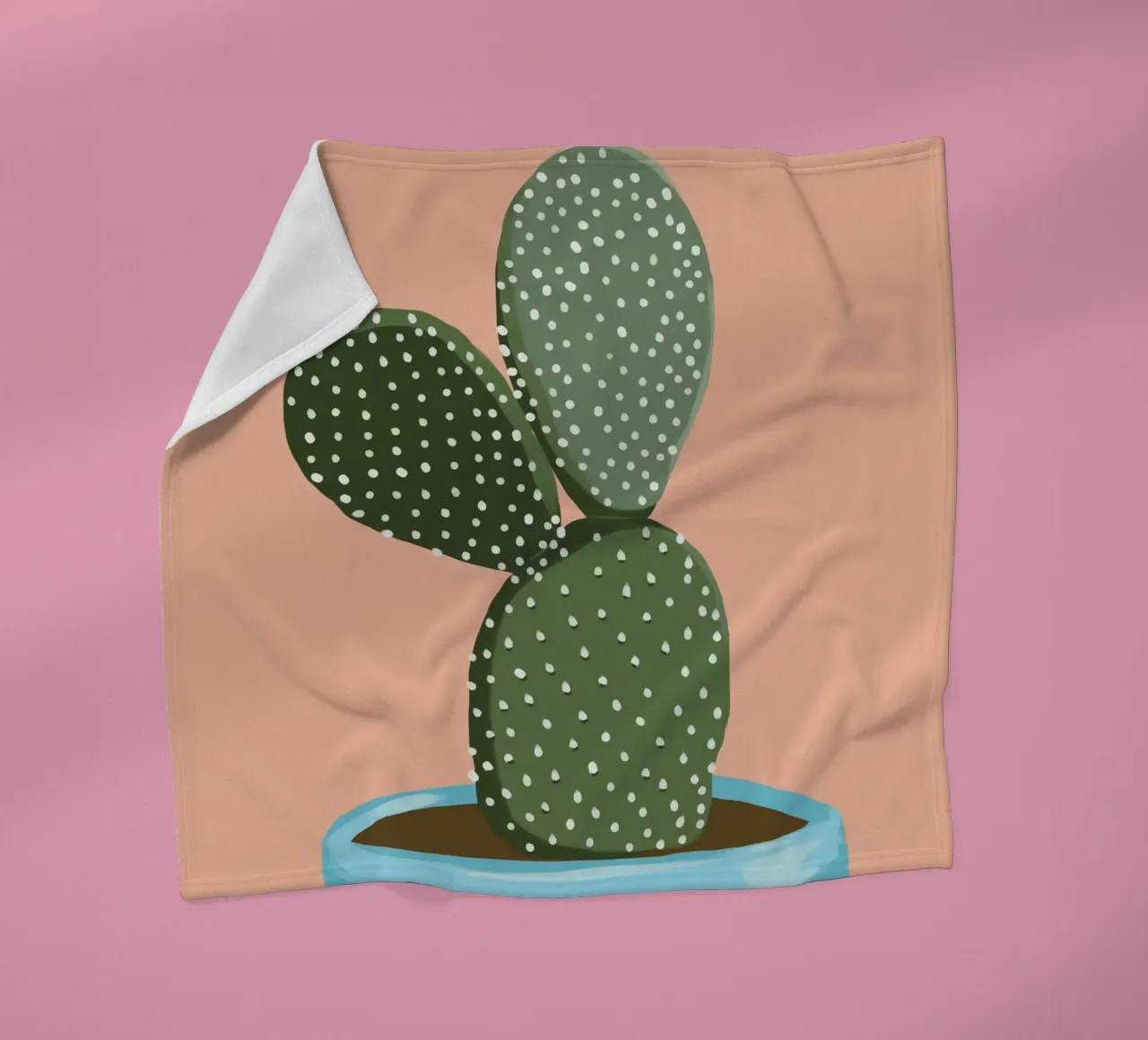 Cactus 05 coperta in pile da Little Dean