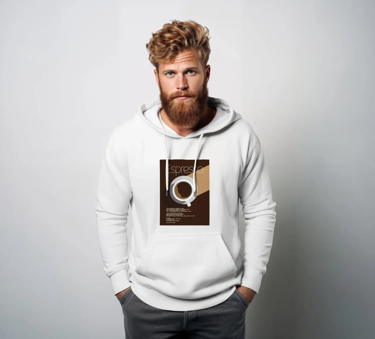 The espresso felpa con cappuccio da cosmos studio