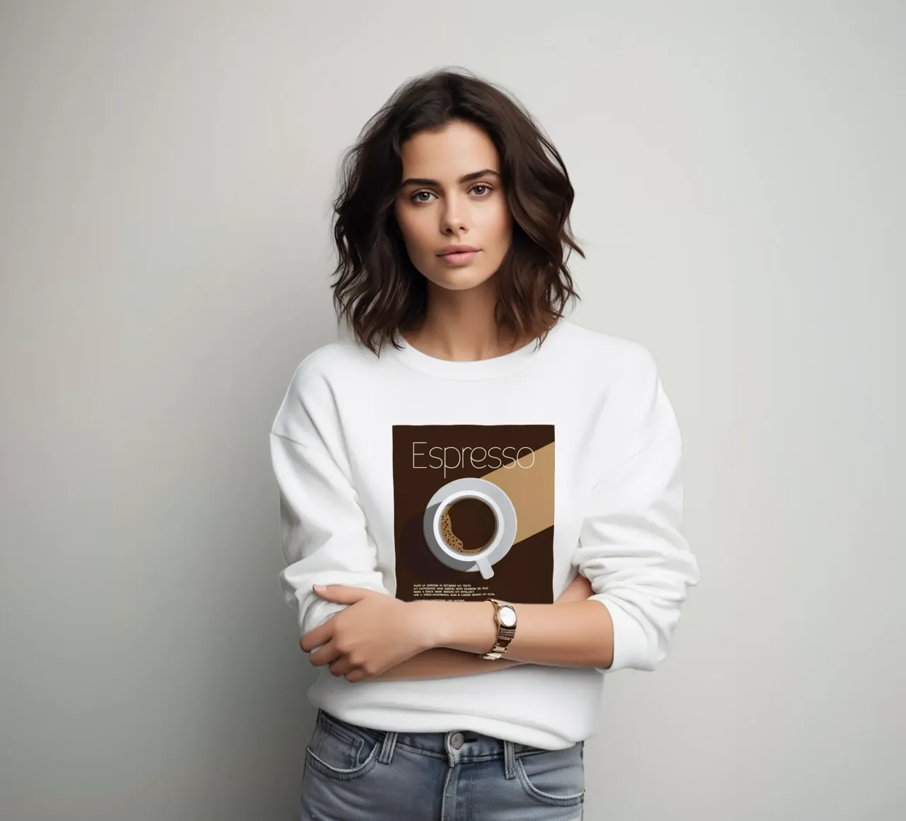 Der Espresso Sweatshirt von cosmos studio