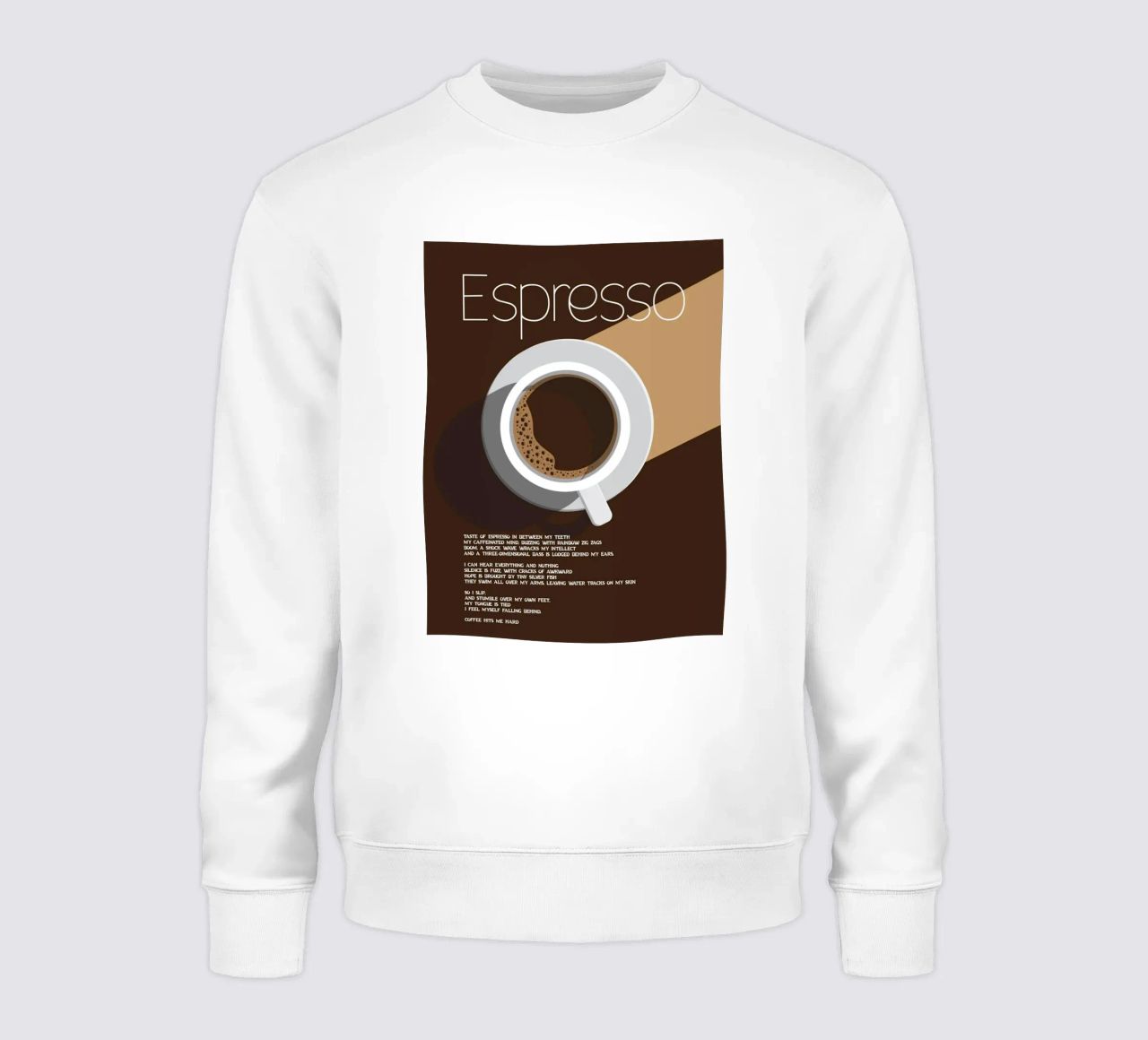 The espresso felpa da cosmos studio