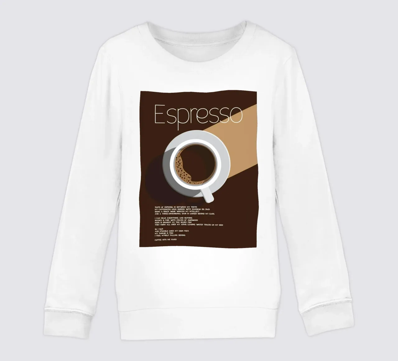 The espresso felpa bambino da cosmos studio