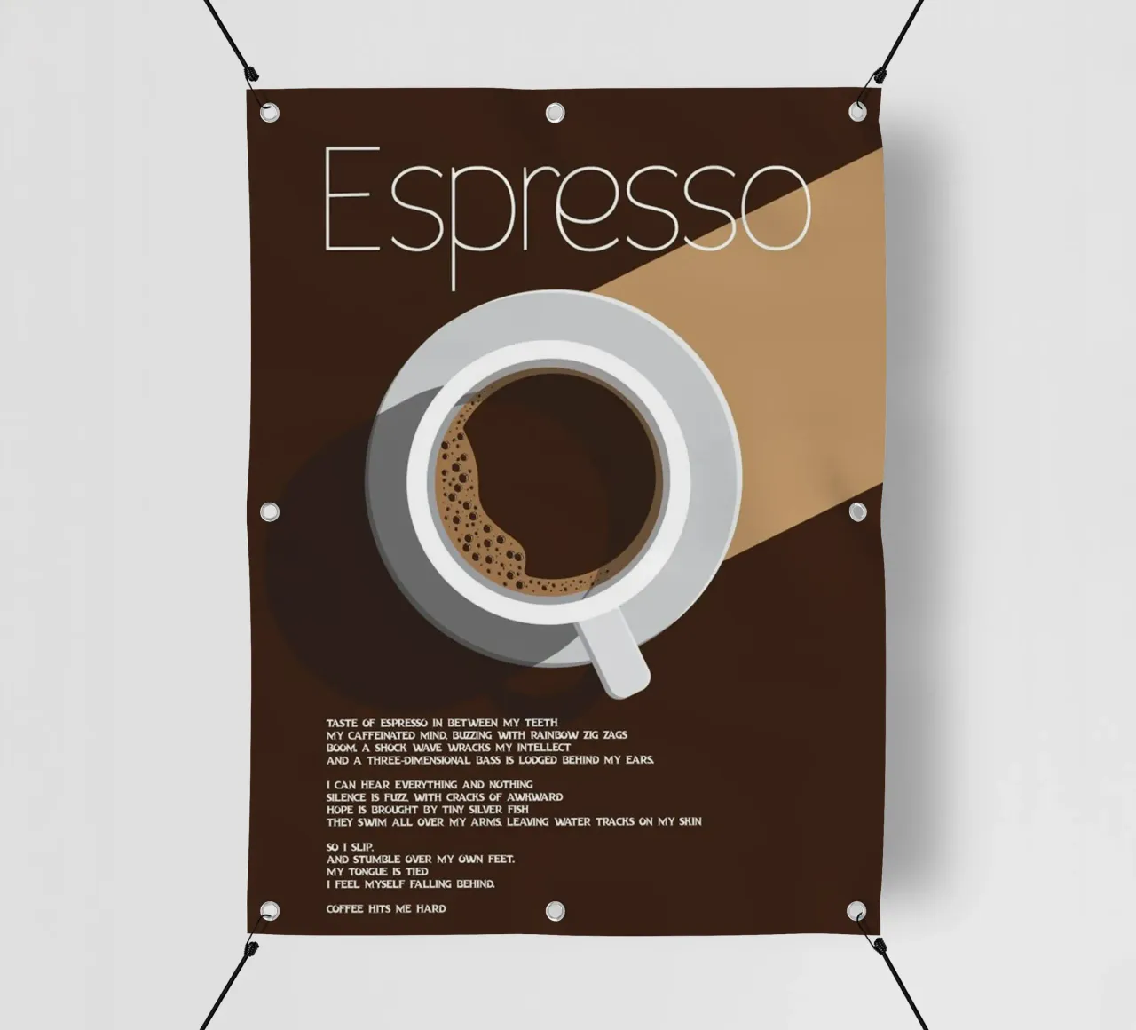 The espresso telo in pvc da cosmos studio