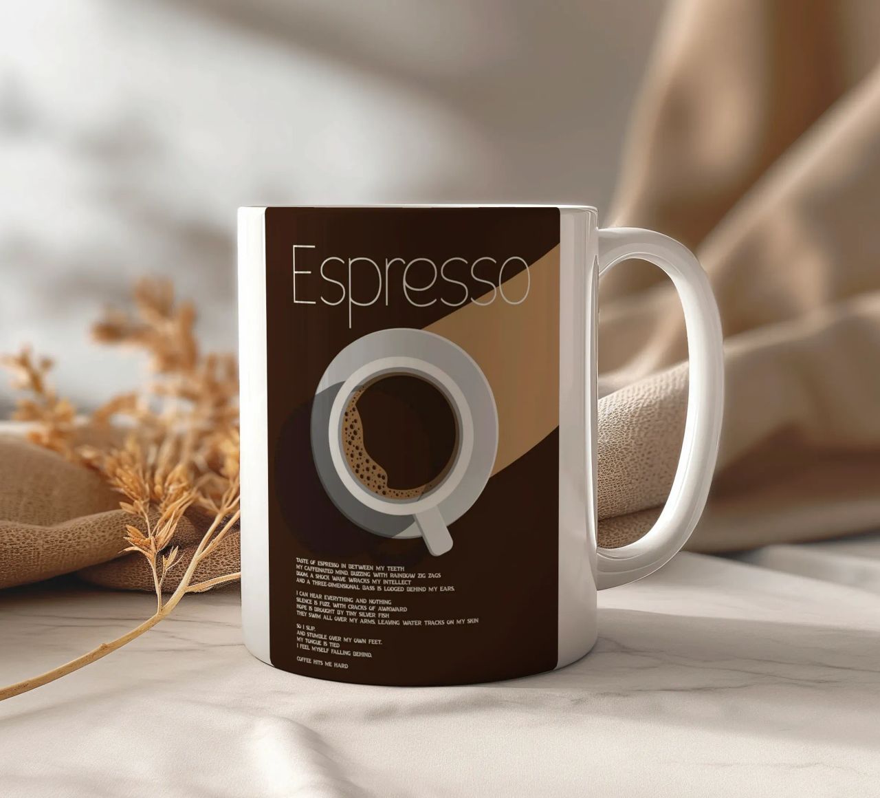 The espresso tazza in ceramica da cosmos studio