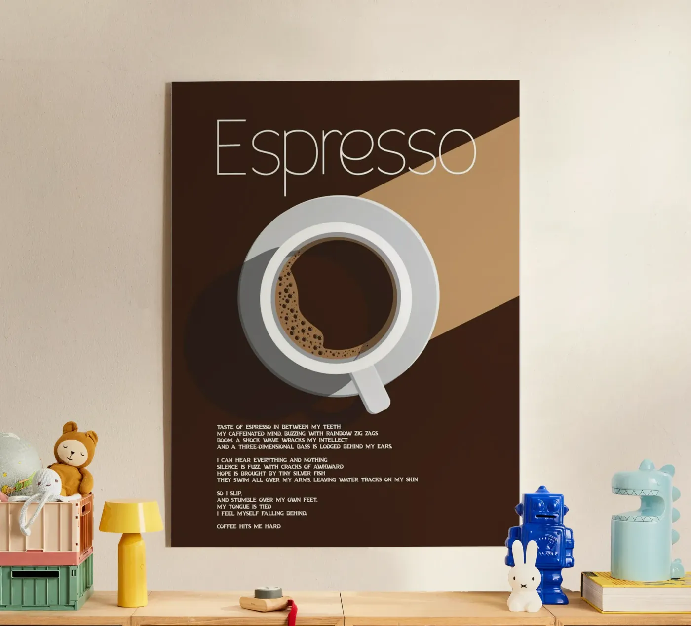 L'espresso plexiglas de cosmos studio
