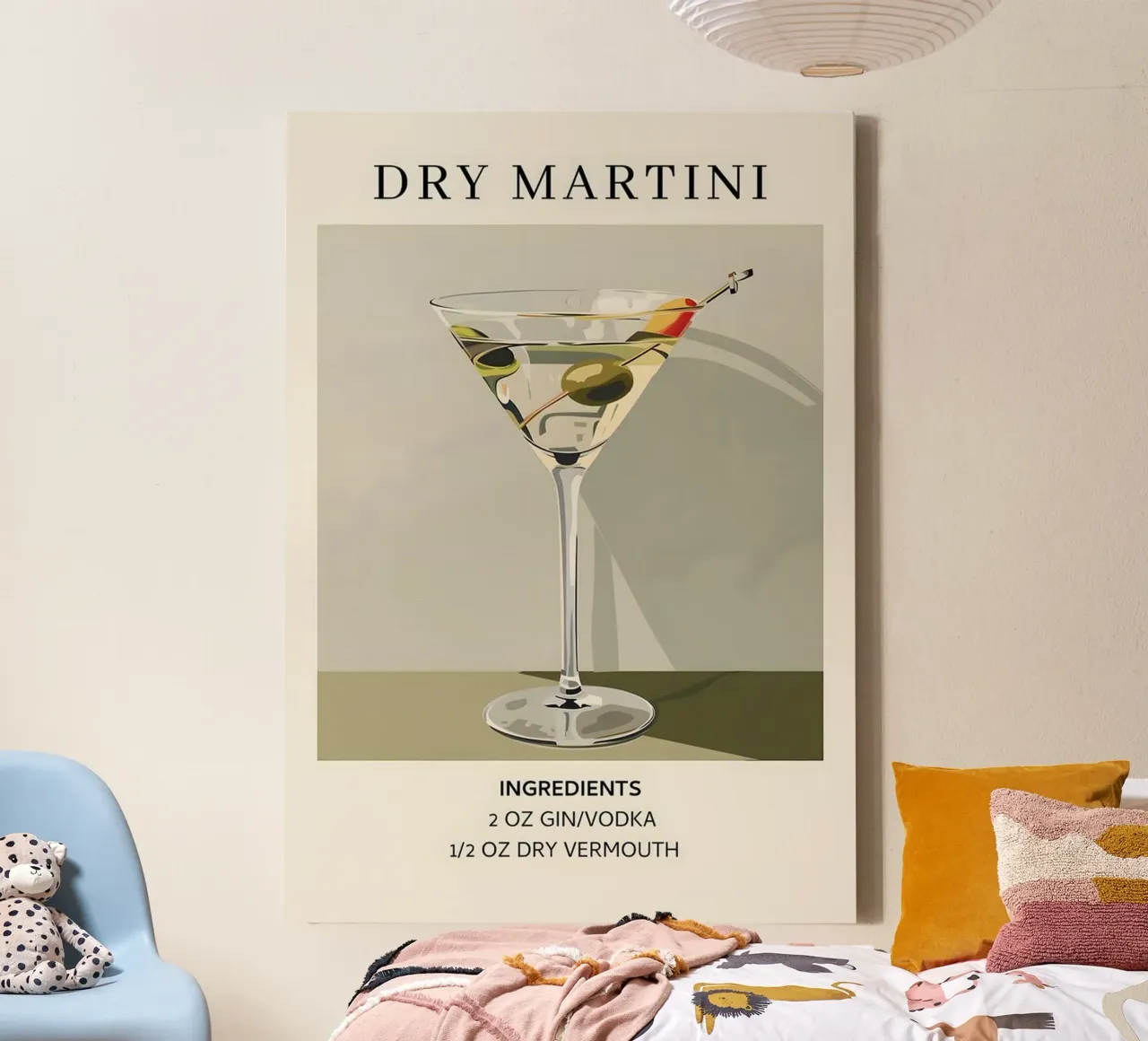 Martini secco tela con Cornice a cassetta da cosmos studio