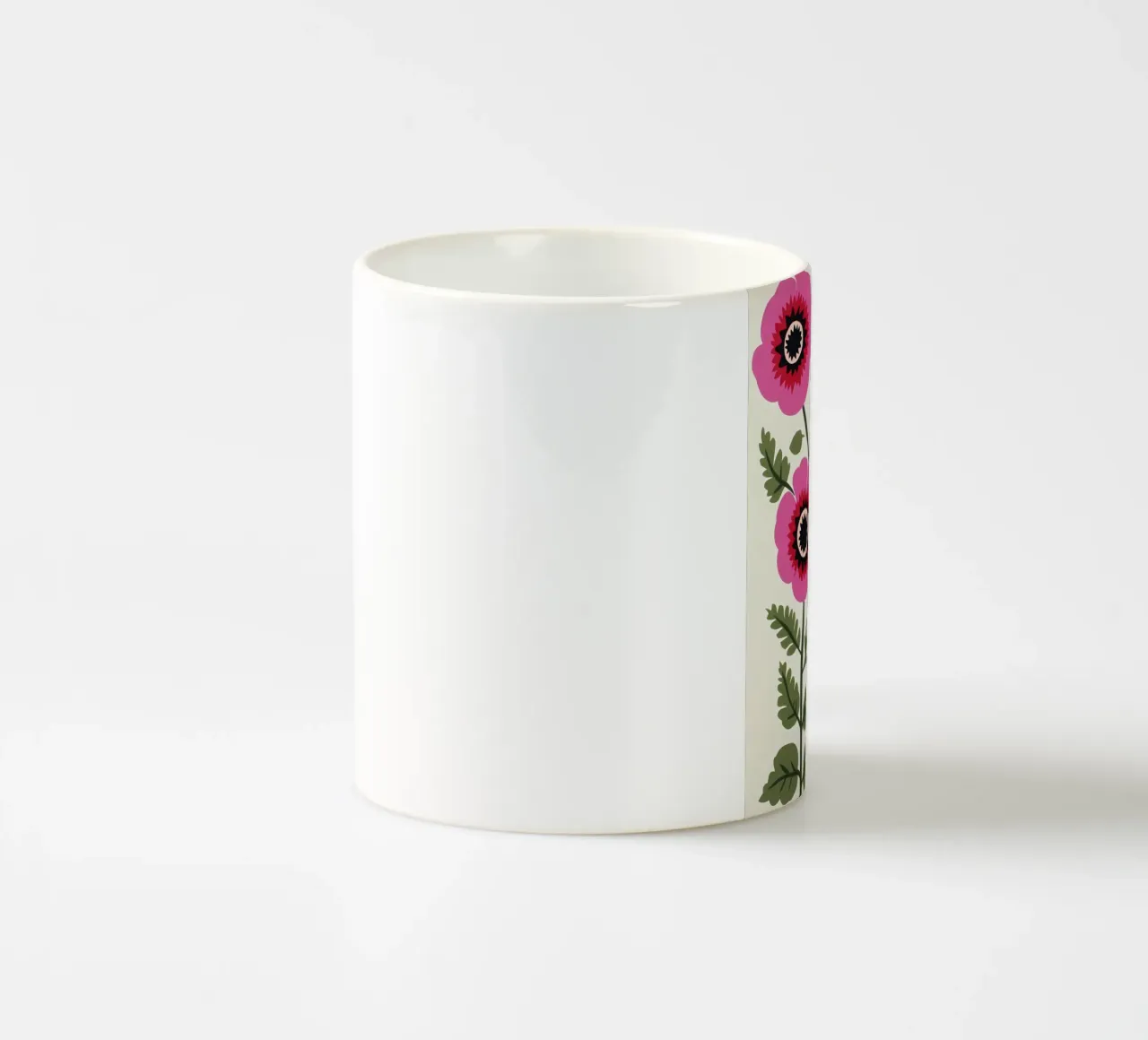 Fiori rosa tazza in ceramica da IamHomeStudio