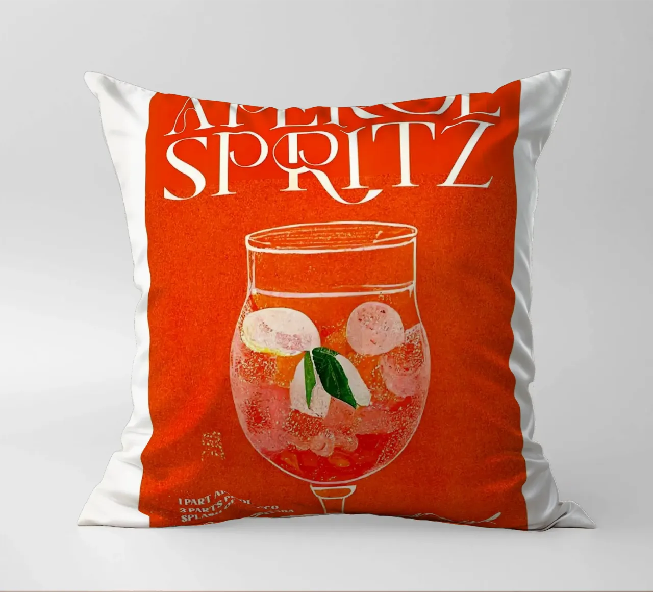 spritz all'aperol cuscino da John C Labut