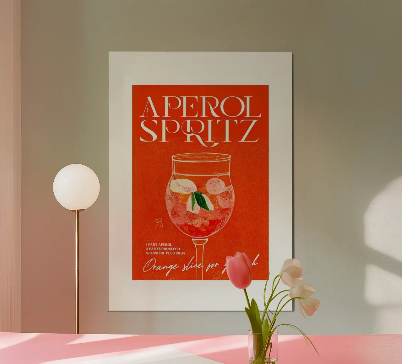 spritz all'aperol alluminio dibond da John C Labut