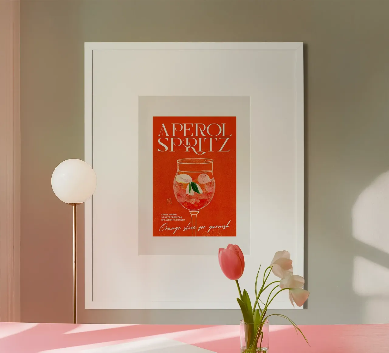 spritz all'aperol carta hahnemühle da John C Labut