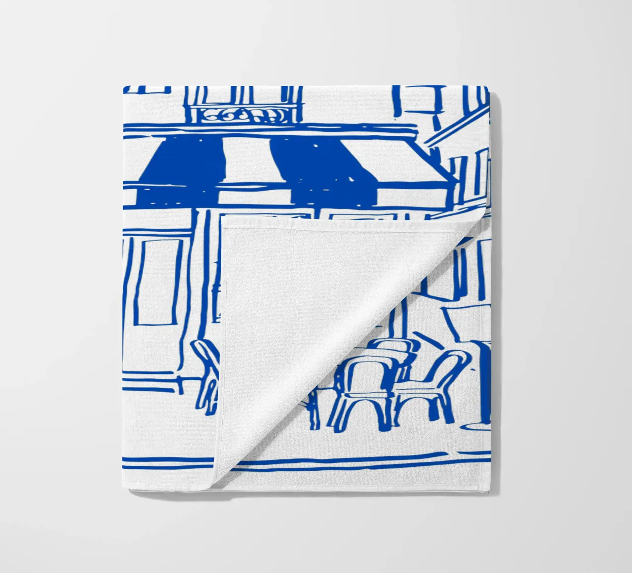drawing of a Parisian telo mare da ramosashop