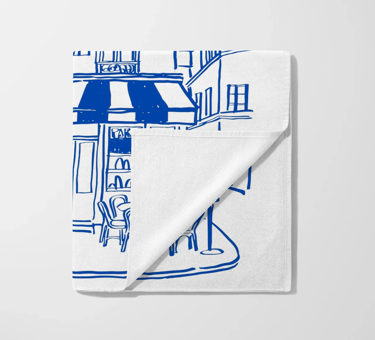drawing of a Parisian telo mare da ramosashop