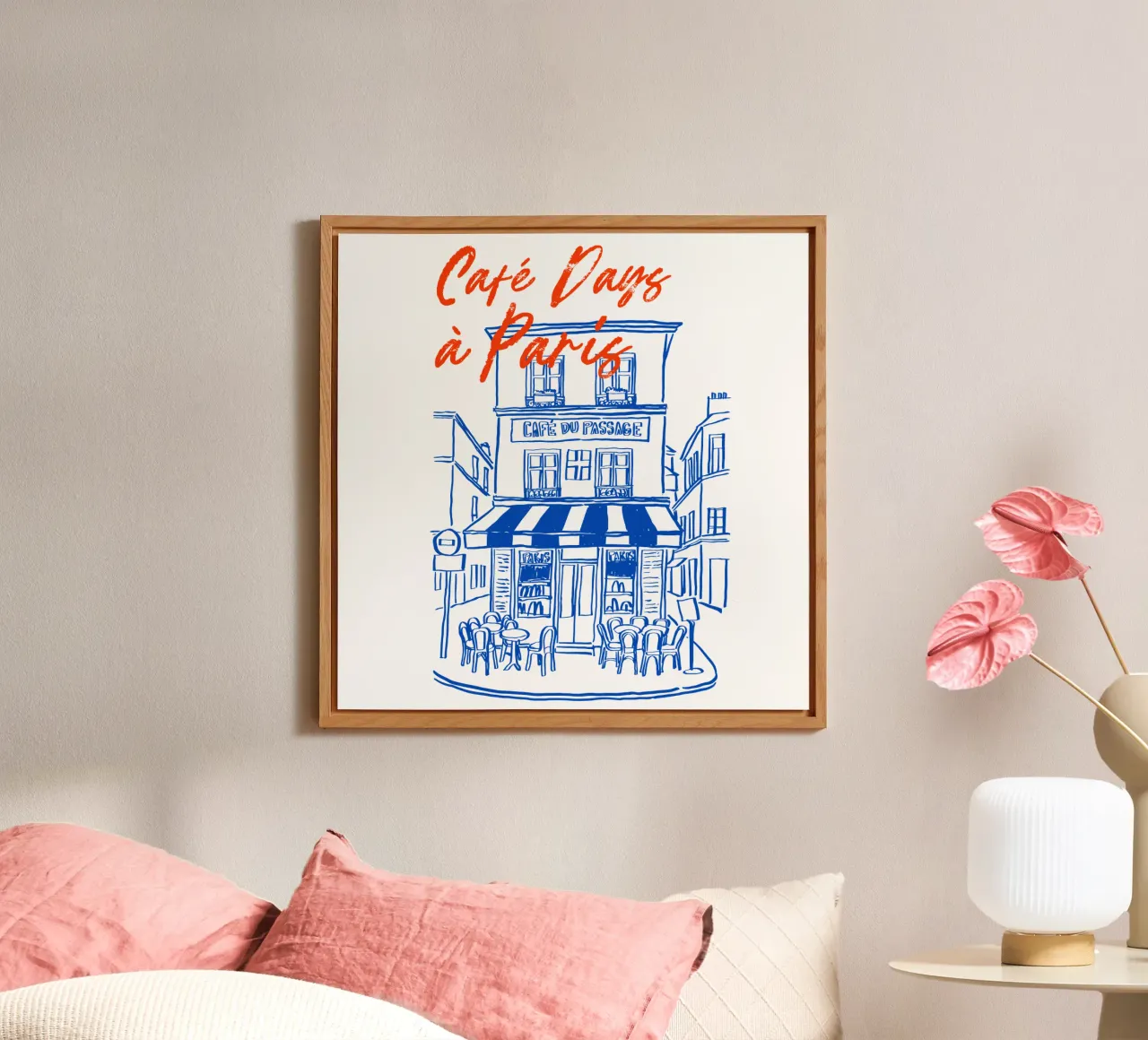 drawing of a Parisian alluminio dibond da ramosashop
