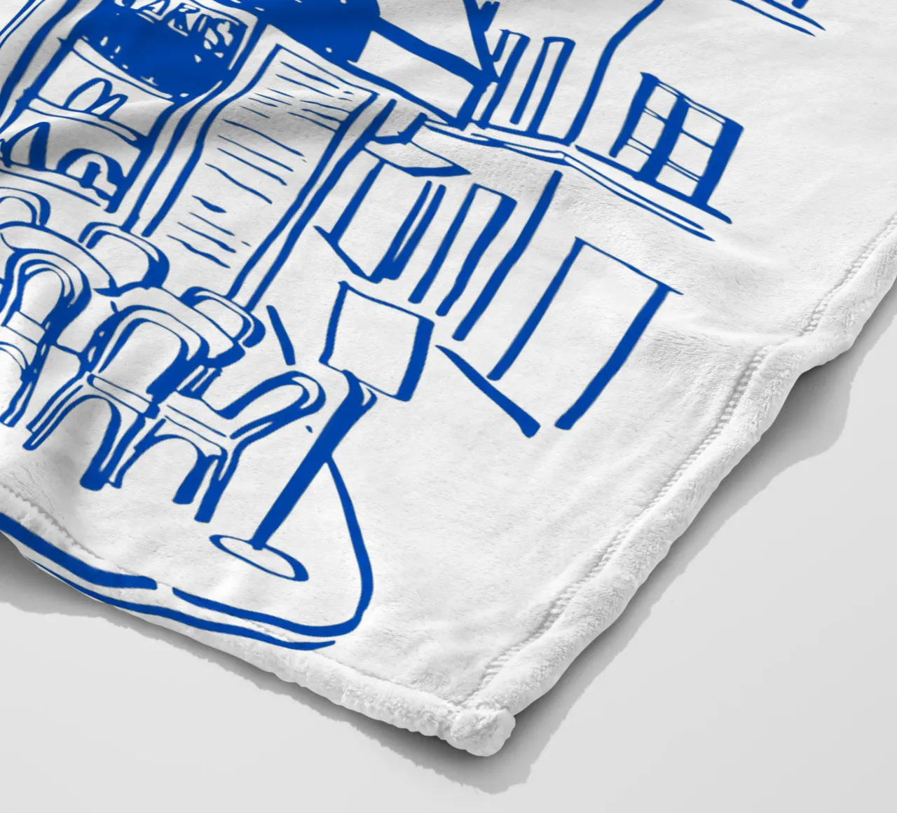 drawing of a Parisian coperta in pile da ramosashop