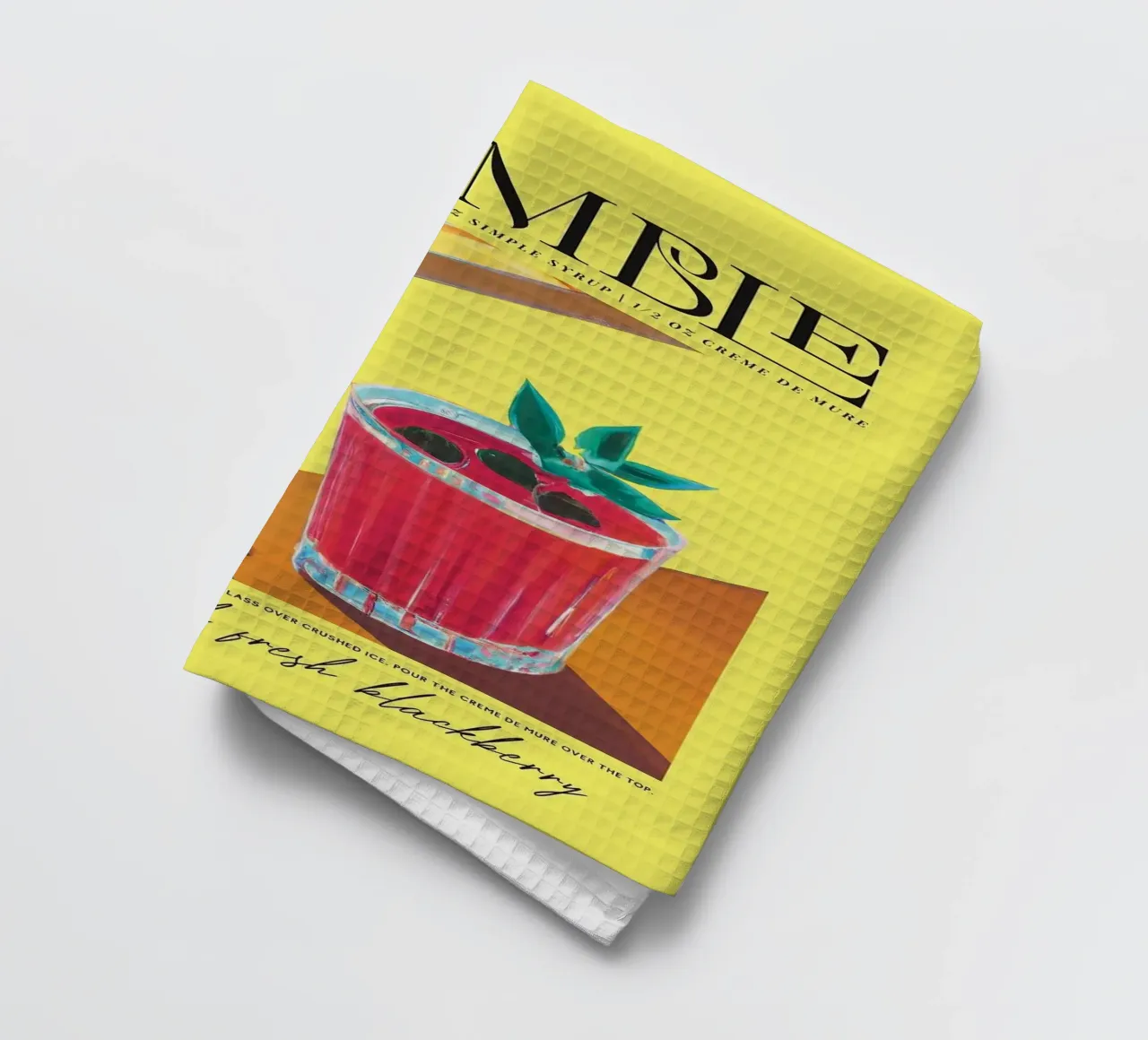 Cocktail-Zitronensaft Geschirrtuch von John C Labut
