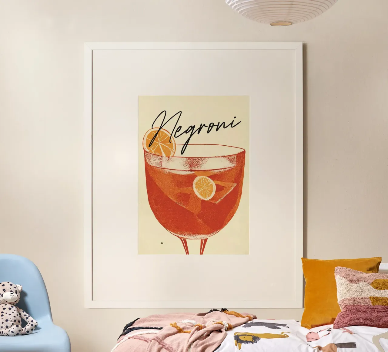 negroni poster con telaio in plastica da John C Labut