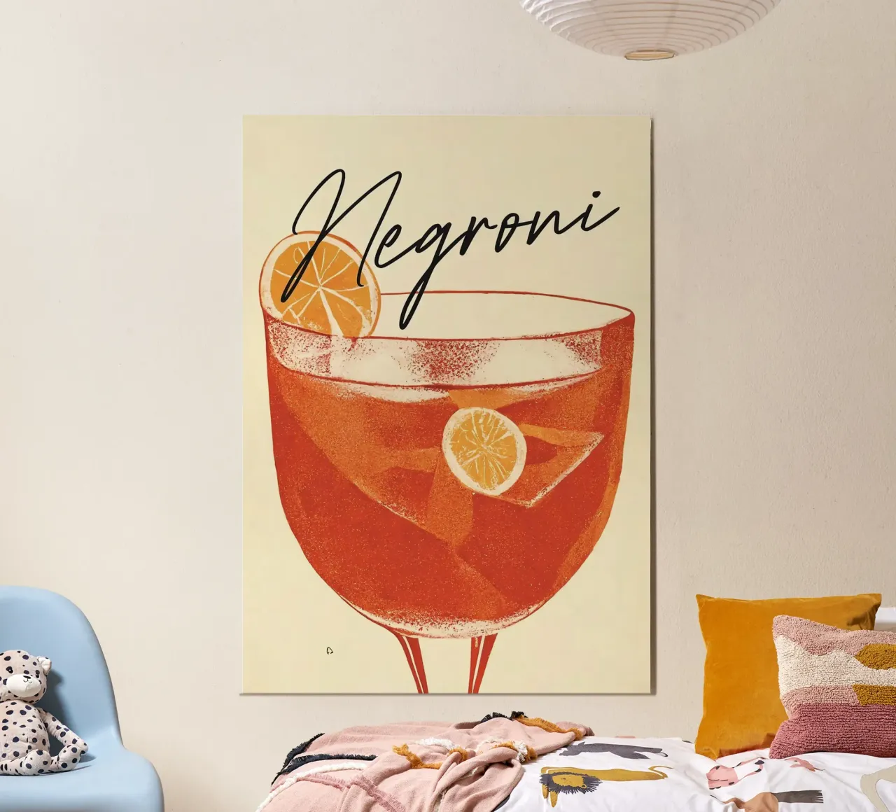 negroni poster con telaio in plastica da John C Labut