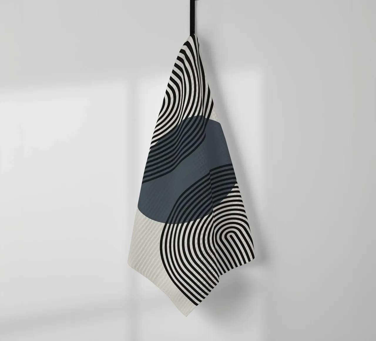cerchio linee strisce concentriche canovaccio da cucina da Lindsey W Fernandez