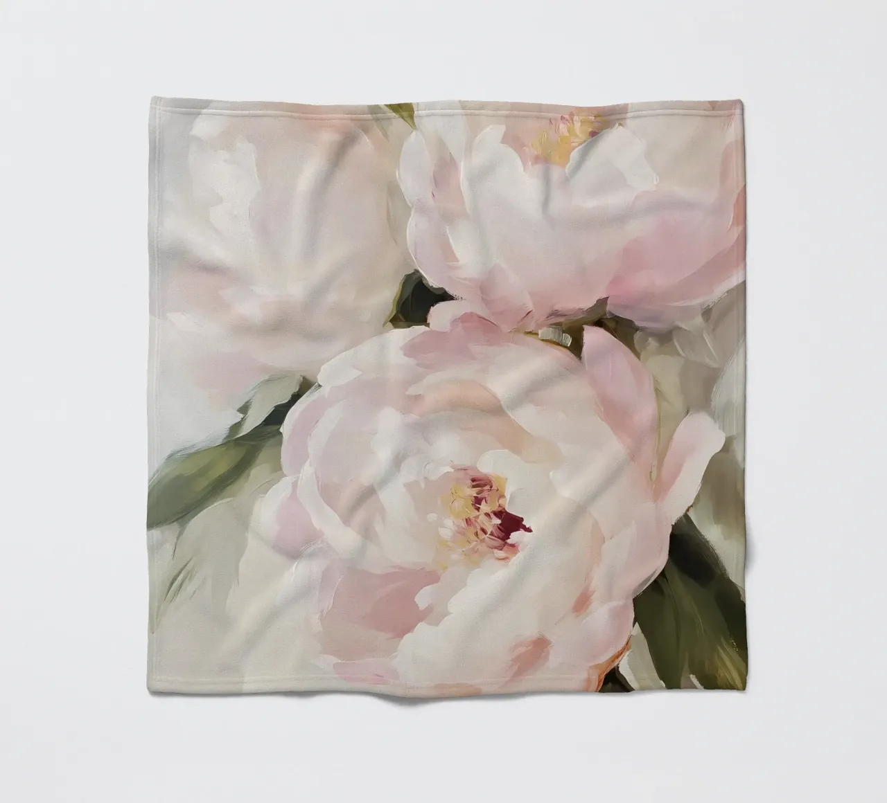 Peonie rosa coperta in pile da IamHomeStudio