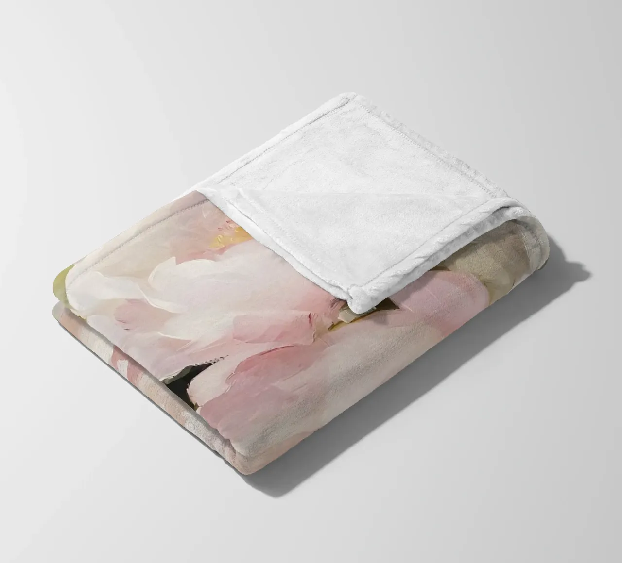 Peonie rosa coperta in pile da IamHomeStudio