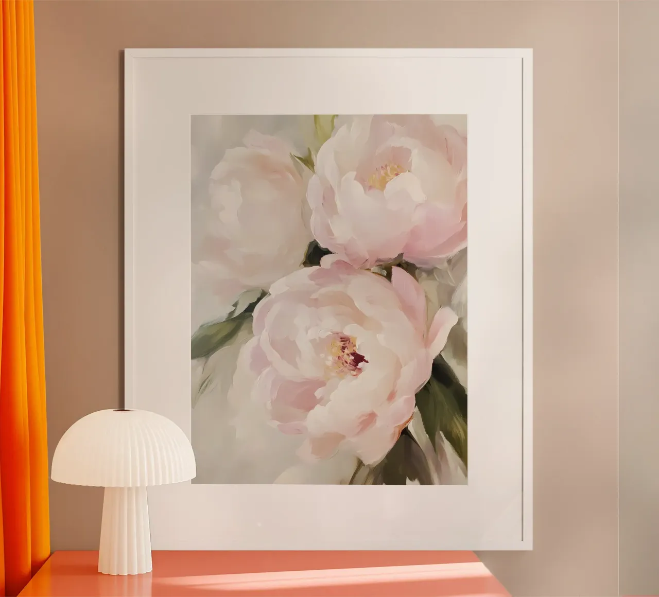Peonie rosa carta hahnemühle da IamHomeStudio
