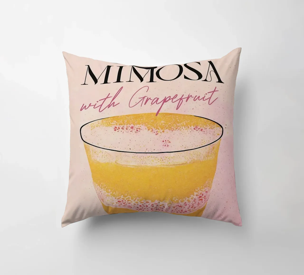 mimosa al pompelmo cuscino da John C Labut