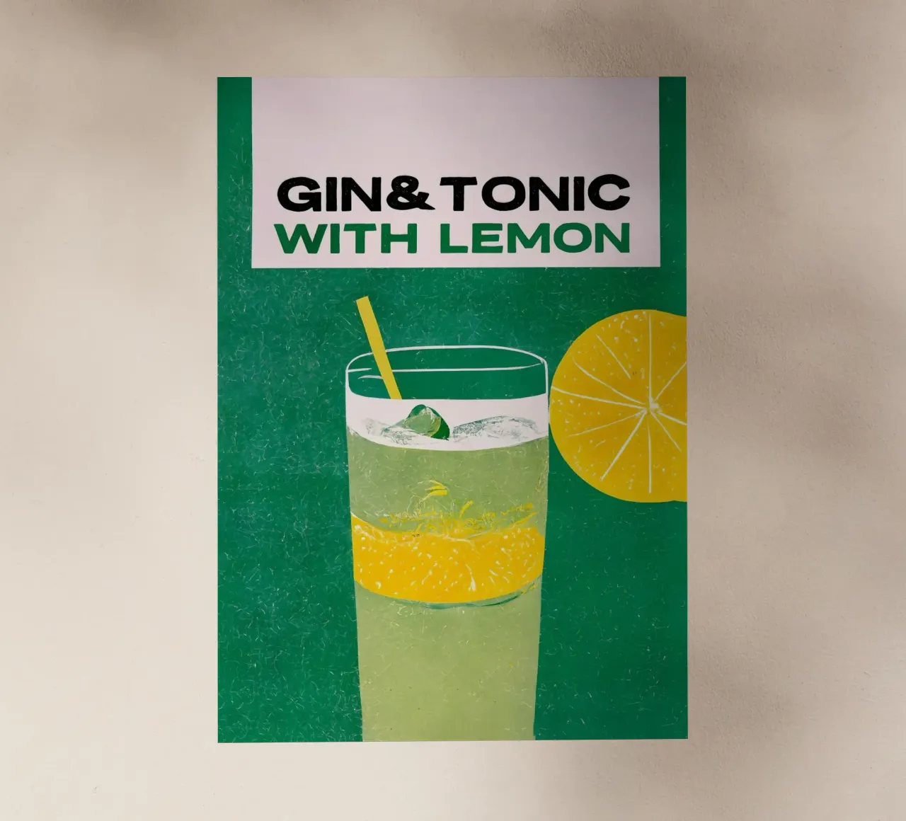 gin e tonic pellicola backlit da John C Labut