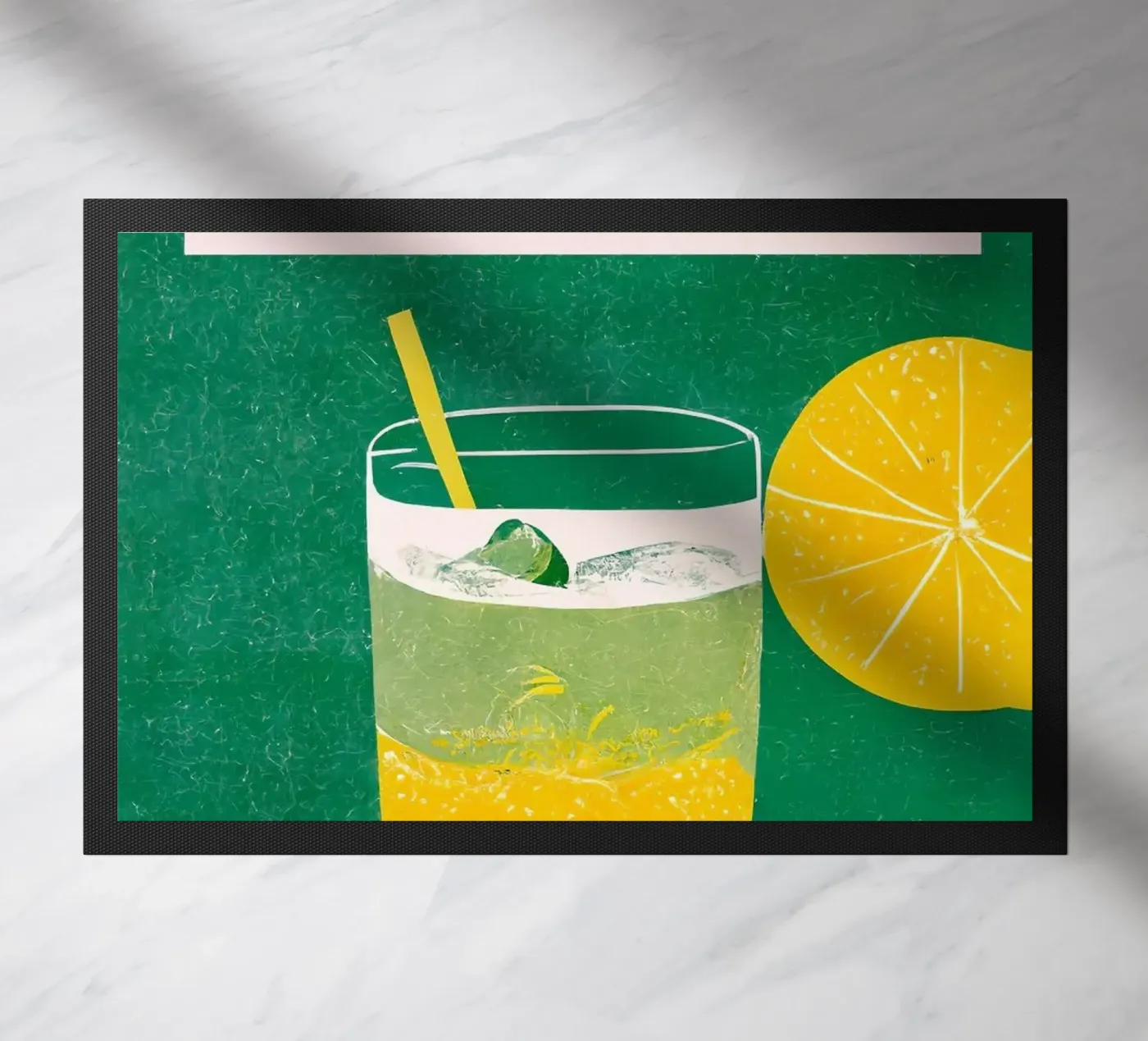 gin et tonic paillasson de John C Labut