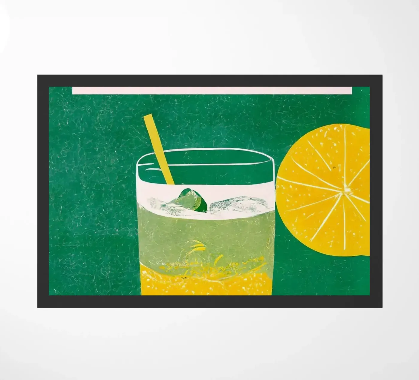 gin et tonic paillasson de John C Labut