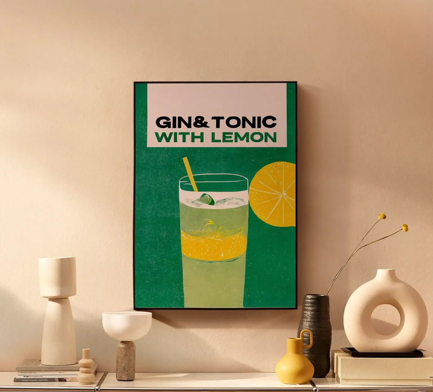 gin and tonic alluminio dibond da John C Labut