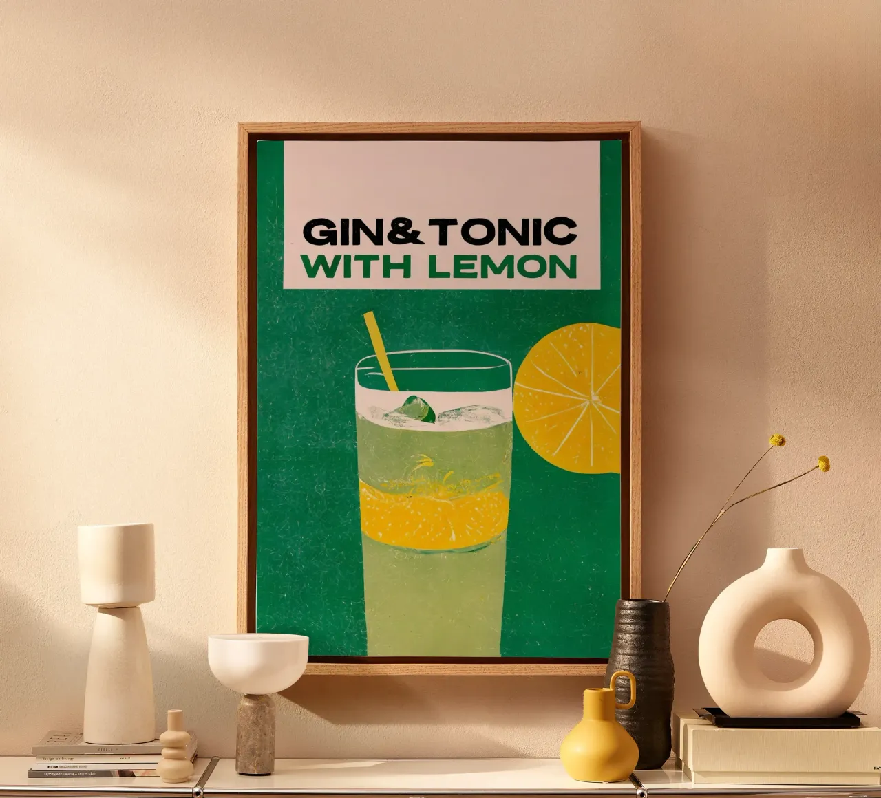 gin e tonic tela da John C Labut