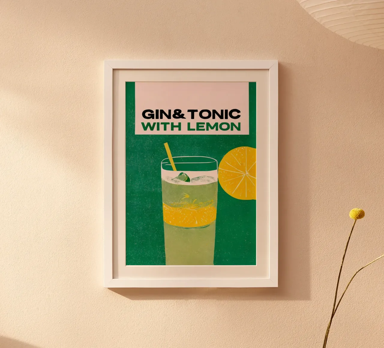 gin en tonic poster van John C Labut