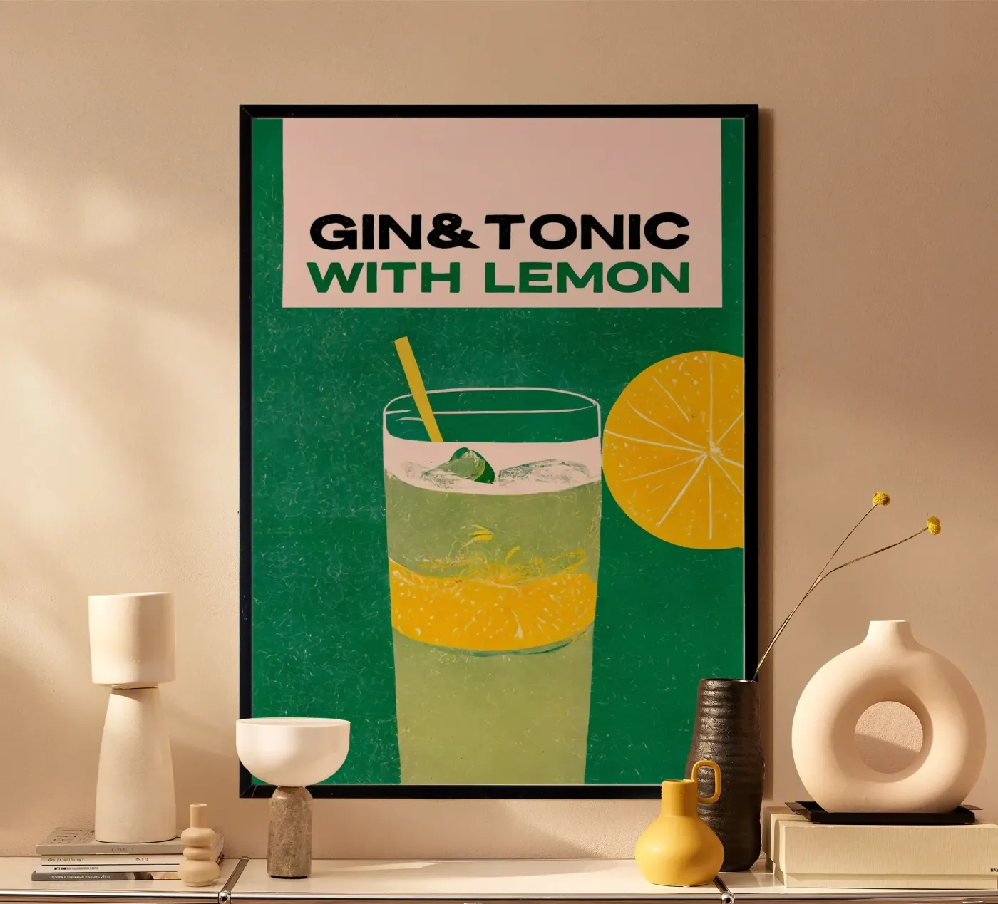 gin and tonic poster de John C Labut