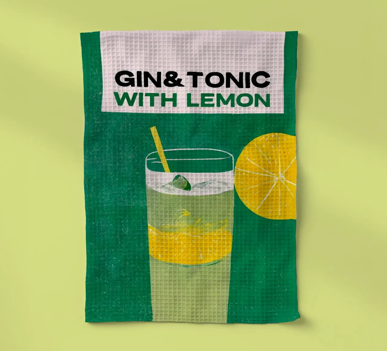 gin e tonic canovaccio da cucina da John C Labut